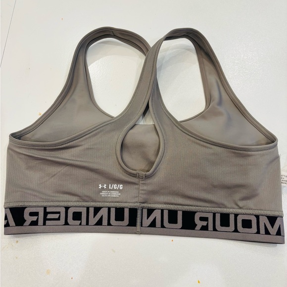 Under Armour Women's Taupe Sports Bra size Large New with tag - Picture 7 of 10